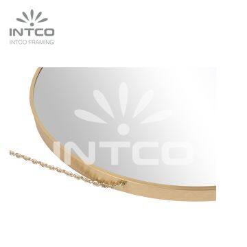 Metal Framed Decorative Wall Mounted Mirror With Hanging Chain, Aluminum Framed Mirror, Custom Mirror Frames photo-3