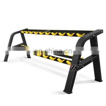 2020 New Design Strength Equipment Gym Dumbbell Plates Set With Rack photo-3