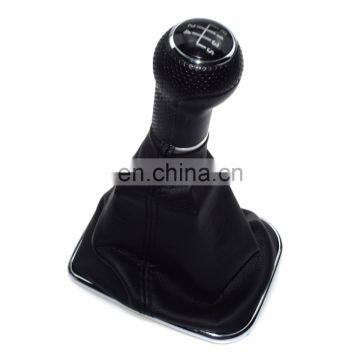 Black Gear Shift Knob Shifter Boot For 1998-2004 VW Jetta