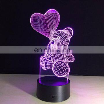 Embrace 3D LED Night Light Illusion Night Lamp Table Desk Lamp Home Lighting