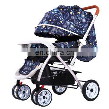 Hot Sale Light Weight Stroller Multifunction Infant Pushchair Reversible Travel Pram photo-3