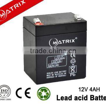 Power backup VRLA type 12V 4AH AGM battery