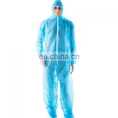 Laboratory/ Chemical Clothing Disposable Coveralls with Attached Hood