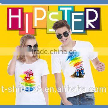 Short Sleeve Women's t Shirt With Customized Printing in 100% Organic Cotton Material photo-2