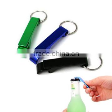 Metal Aluminum Beer Beverage Bottle Can Opener Key Chain Ring Bar Tool