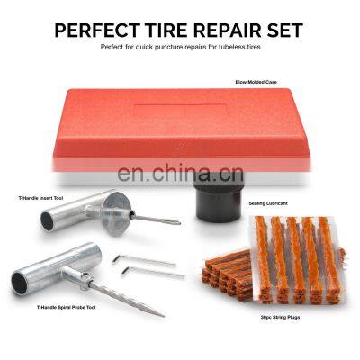 Tubeless Emergency Tire Repair Kit to Fix Punctures and Plug Flat
