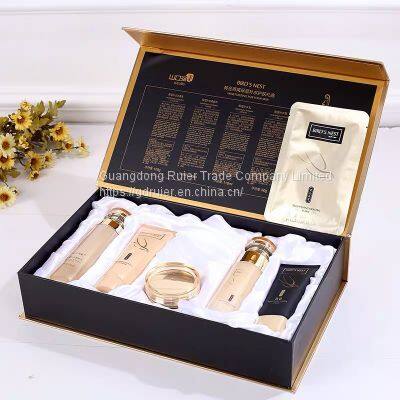 Golden Bird's Nest Skin Care Product Set is a Full Set of Brand Water Emulsion Cosmetics to Replenish Water, Moisturize, Tighten and Control Oil