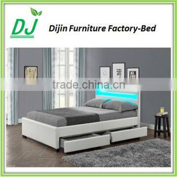 Modern Design Wood Double Bed Designs With Box