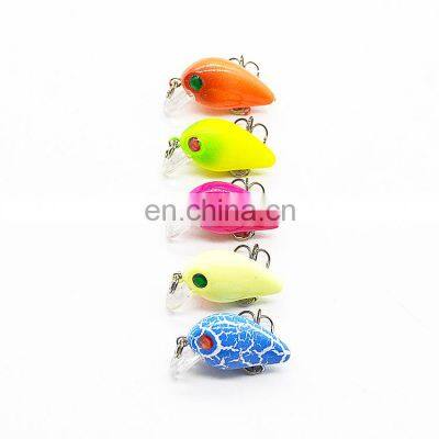 Swim Fish 3cm 2g Topwater Wobbler Japan Mini Fishing Crankbait Artificial Hard Crank Bait Lure