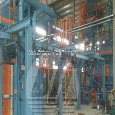 Overhead Rail Shot Blasting Machine