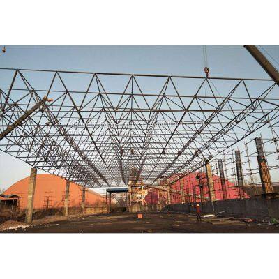LF prefab metal structure steel space frame roof structure