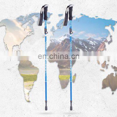 Aluminium Alloy Walking Sticks Lightweight Adjustable Hiking Carbon Fiber Trekking Poles