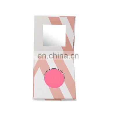 Low Moq Mini Cardboard Paper Cosmetic Packaging Free Combo Single Eyeshadow Palette Powder photo-2