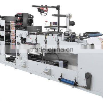 IR UV 2 4 6 Colors Three 3 layer Logistics Express Adhesive Label Sticker Printing Machine