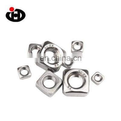 Amazon thermal ISO 9001 stainless steel wax square nuts, high precision DIN557 for electrical assembly components