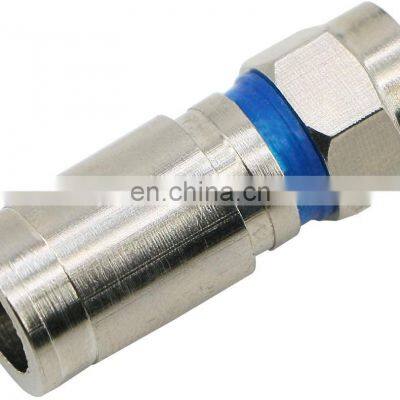 Connector rg6 connector rg11 RF coaxial F compression  Type waterproof