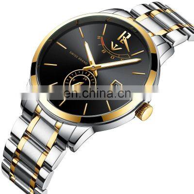 NIBOSI Relogio Masculino Relojes 2020 Gold Watch Mens Watches Top Brand Luxury Sport Quartz Watch Business Waterproof Wristwatch
