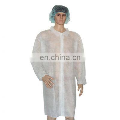Disposable Lab Coats With Collar For Clean Room photo-3