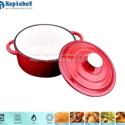 Amazon Hot Selling Kitchenware Cast Iron Casserole Cookware