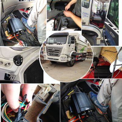 4CH HD CCTV Camera HDD Car Mobile DVR GPS H.264 Compression Format Vehicle MDVR photo-4