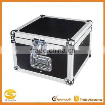 Custom make black aluminum LP flight case,waterproof shockproof aluminum LP Record case,make custom aluminum flight cases