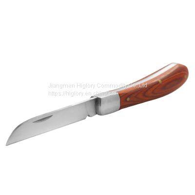 Grafter Foldable Garden Grafting Rosewood Handle Grafting Knife Cutter Knife Pruning photo-5