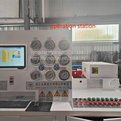 PLC Control Automatic Valve Test Bench for Flange Valve Test photo-3