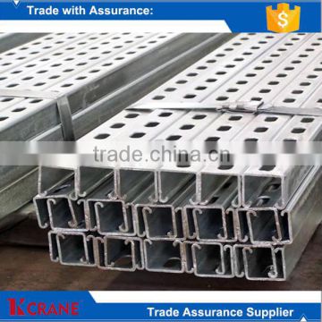 High Quality Hot Dip Galvanized Sloteed C Channel For Sale