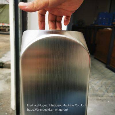 PLC Control Sander and Hairline Finishing Machine Stainless Steel Cabinets Polishing Foshan Mugold Polishing Machine photo-5