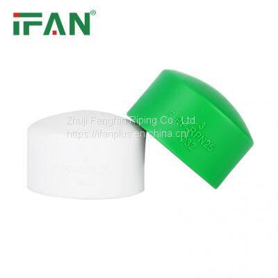 IFAN Manufacteture PPR End Cap Fitting Customized PPR Green Pipe Fittings