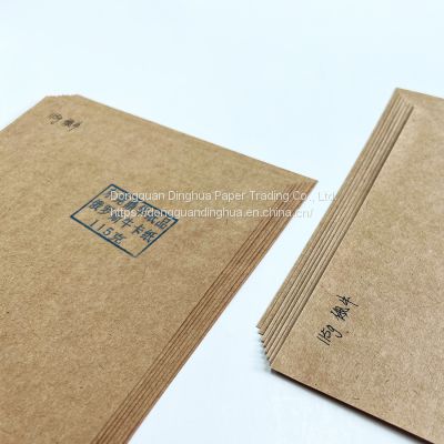 Natural Brown Test Liner Kraft Paper Kraft Liner Board Russian