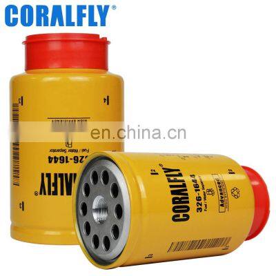 Coralfly OEM ODM Truck Fuel Water Separator Filter P551110 362-1643 3261643 326-1644 3261644