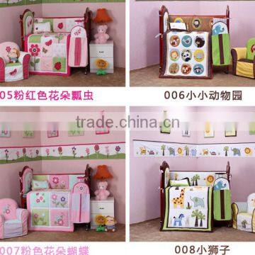 Low Price animal Design cotton Baby Crib Bedding Set