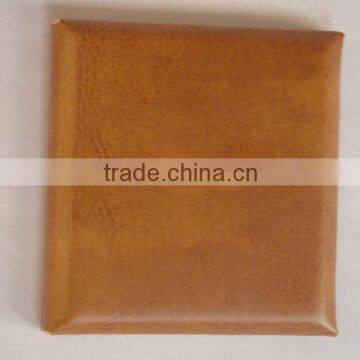 soundproof material of leather acoustic interior wall paneling