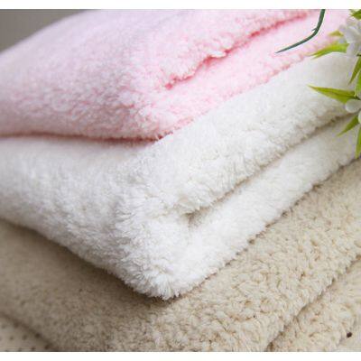 100% Polyester Back Side Brushed Shu Velveteen Faux Fur Sherpa Fleece Fabric