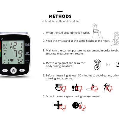Fully Automatic, Wrist Electronic Blood Pressure Monitor photo-4