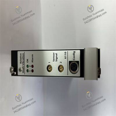 Emerson A6110 9199-00001 AMS Shaft Relative Vibration Monitor