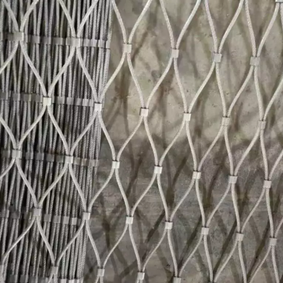 High Tensile Stainless Steel Rope Mesh for Tiger and Lion Enclosures