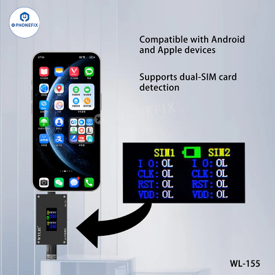 WYLIE WL-155 SIM Circuit Tester для ремонта устройств iPhone и Android photo-5