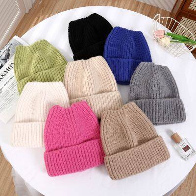 Wholesale Kids Winter Beanies Children's Wool Hat Ins Korean Embroidery Dog Cute Cap Fashion Style Boys Girls Casual Warm Knitted Caps Baseball Hats photo-4
