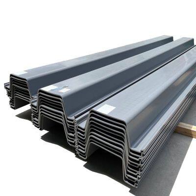 For Riverbank Protection U606 PVC Vinyl Plastic Strong U Sheet Pile
