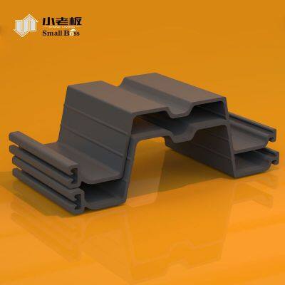 Section Width 718mm PVC Sheet Pile U Type With Waterproof Gasket Vinyl Sheet Piling for Flood Protection Structure photo-6