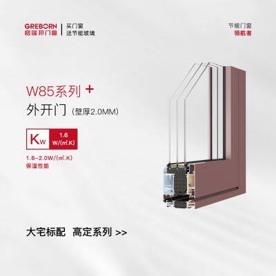 Greborn серия W85, распашная дверь