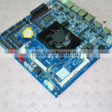 Dual HD Ports Dual Ethernet Onboard 4GB Ddr3 5th i5 5200U Motherboard,onboard i5 Low Power Micro Itx MB for AIO POS KIOSK photo-3