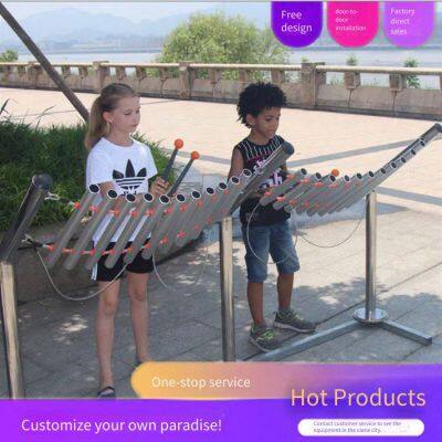 outdoor percussion instruments, children's megaphones, kindergarten percussion music, customized wall toys