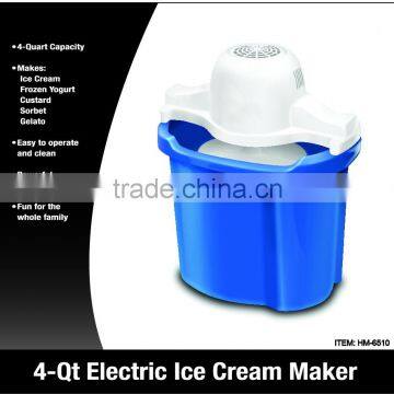 4QT Plastic Ice Cream Maker