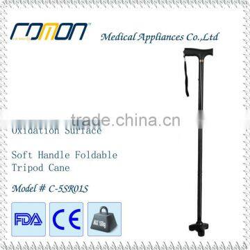 300LBS Loading Soft Handle Foldable Trusty Cane With FAD CE