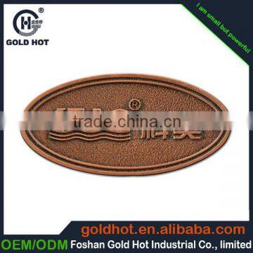 Best Selling Products China Manufacturer Brass Rose Gold Plated Adhesive Metal Furniture Tag photo-4