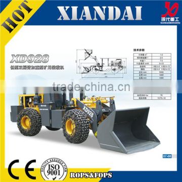 XD928 2Ton 1cbm atv underground mining loader(low type) scooptram alibaba express with CE FOR SALE made in china