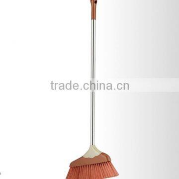 Tile wooden and flat floor dust cleaning broom long handle floor sweeping broom